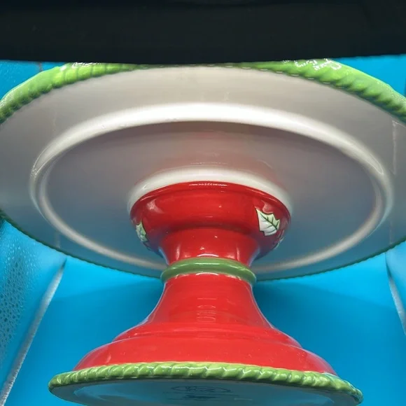 Tracy Porter Christmas Cake Plate - Picture 4 of 4